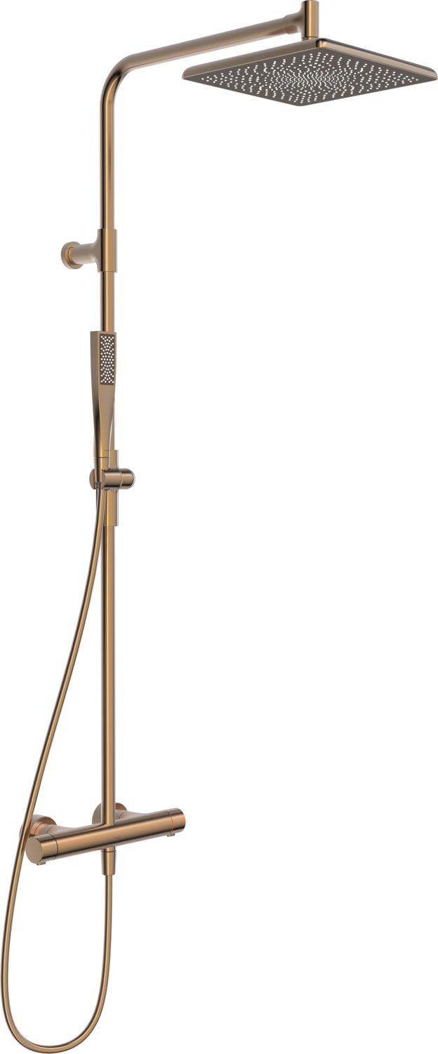 Zweihand-Duscharmatur „Aurelia“ in Brushed bronze Zweihand-Duscharmatur „Aurelia“ in Brushed bronze