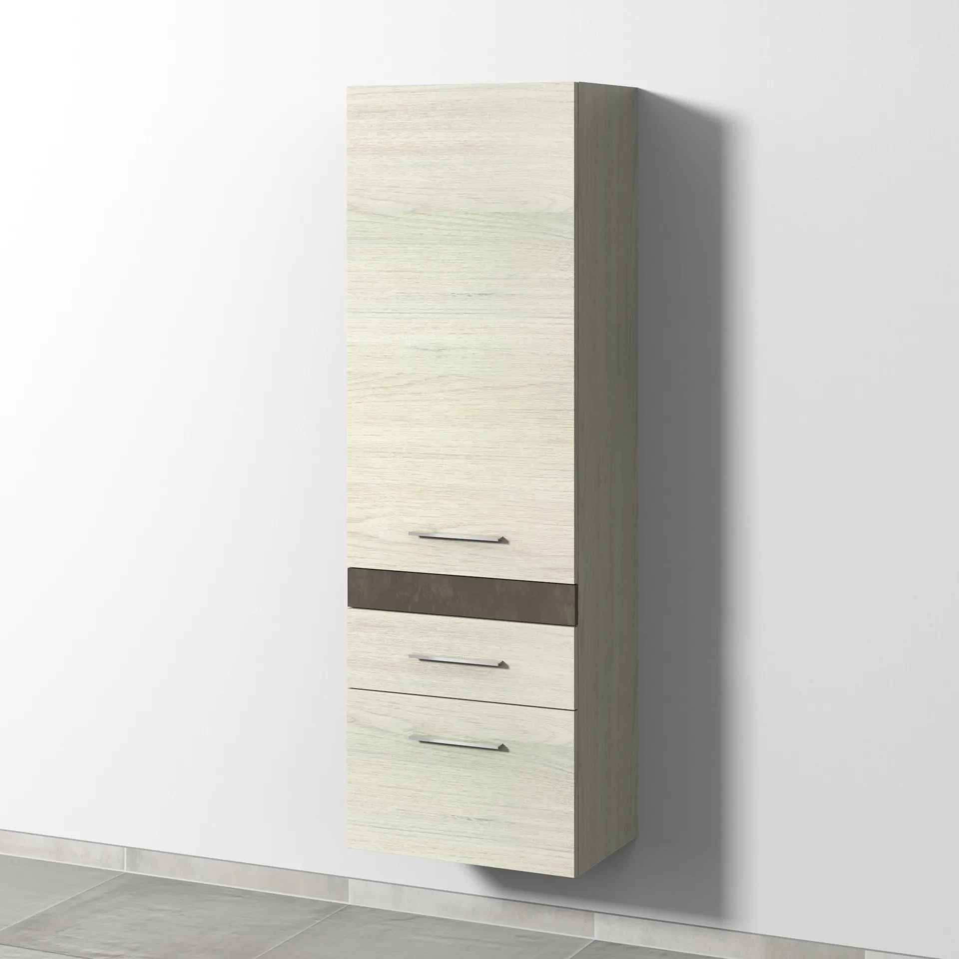 Sanipa Hochschrank „2morrow“ in White-Oak,