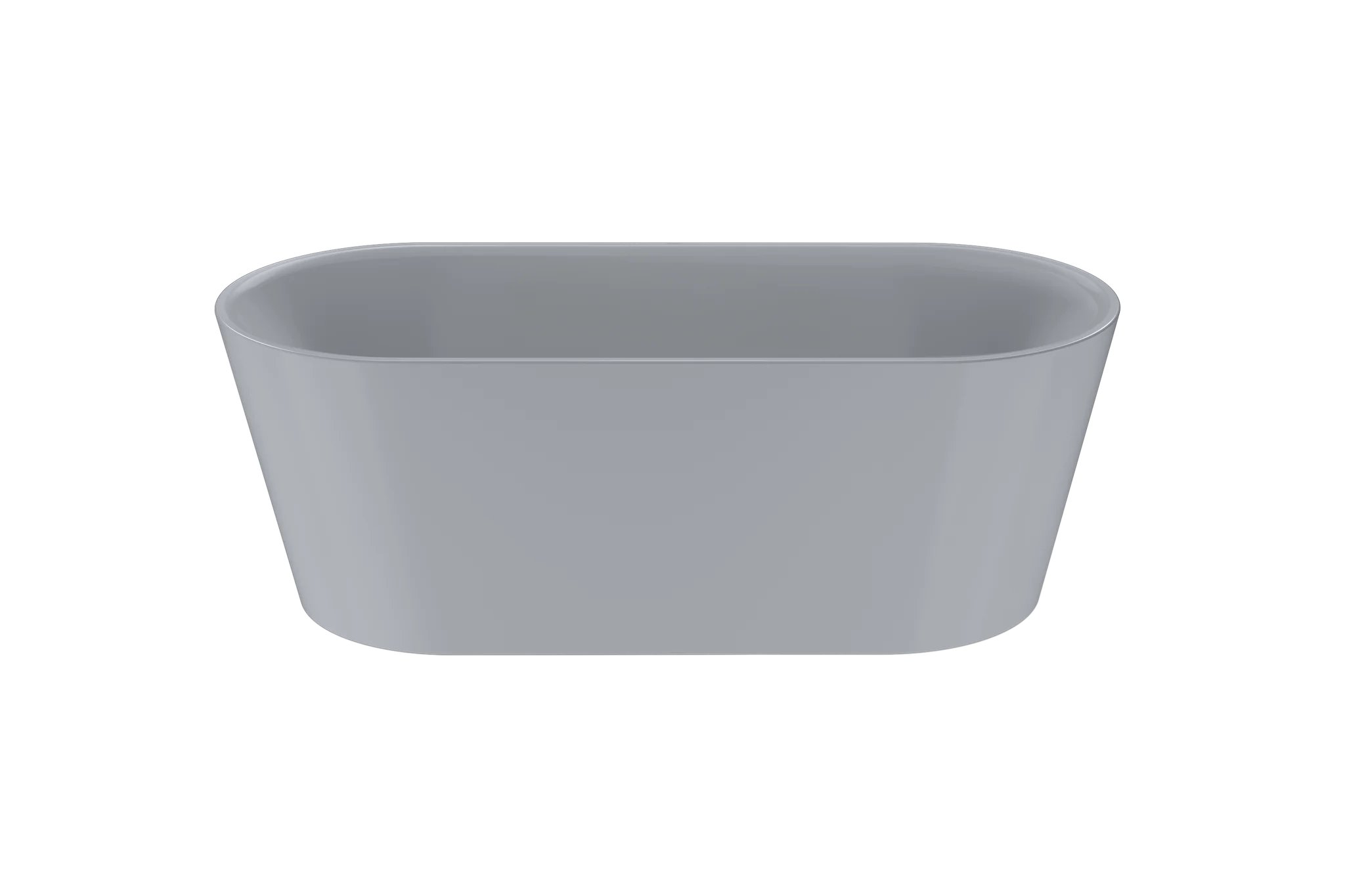 Kaldewei MEISTERSTÜCK CLASSIC DUO OVAL Badewanne, oval, 1750 x 760 mm, cool grey 30, freistehend mit mittigem Ab- und Überlaufdeckel