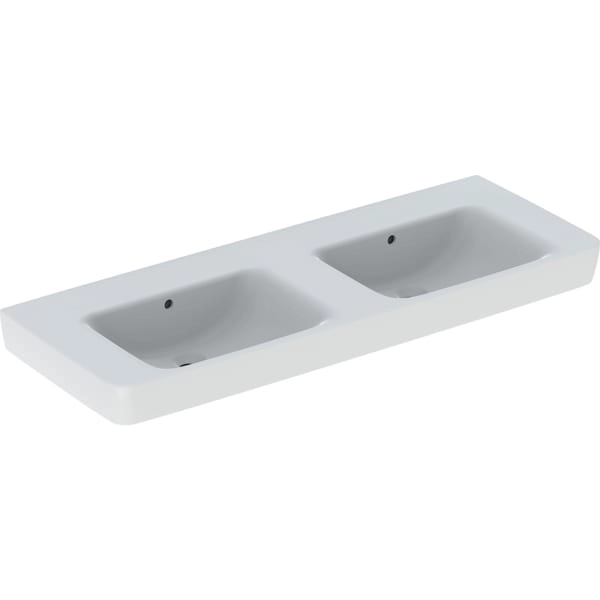 Wandwaschtisch „Renova Plan“, rechteckig 130 × 48 cm in weiß alpin