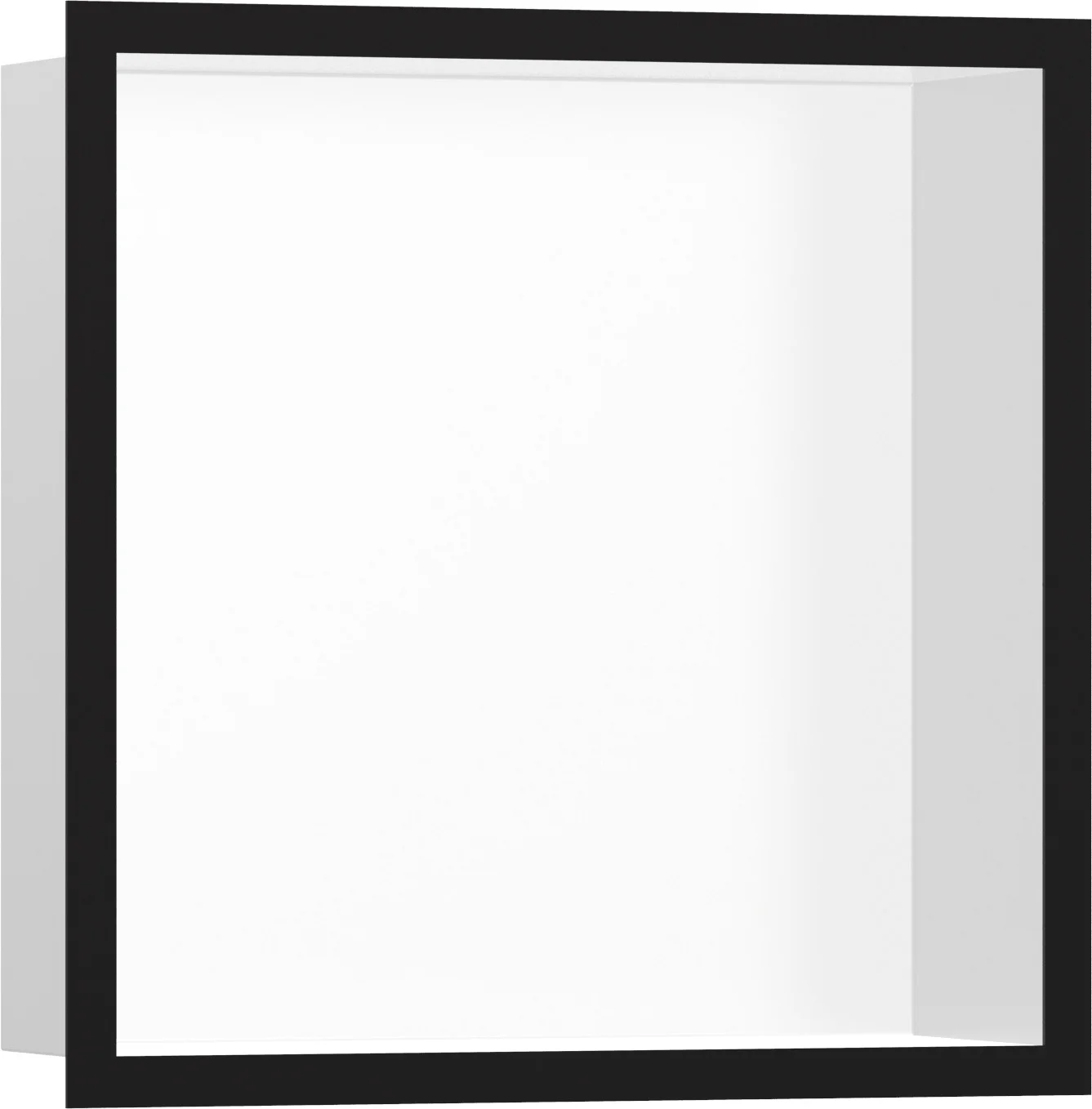 Hansgrohe XtraStoris Individual Wandnische Mattweiß mit Designrahmen 300x300x100 mm