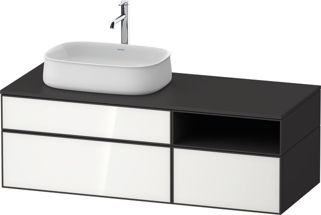 Duravit Waschtischunterschrank wandhängend „Zencha“ 130 × 44,2 × 55 cm