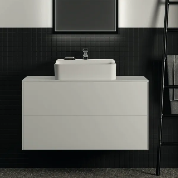 Ideal Standard Waschtischunterschrank Conca, 2 Auszüge, Weiß Ideal Standard Waschtischunterschrank Conca, 2 Auszüge, Weiß