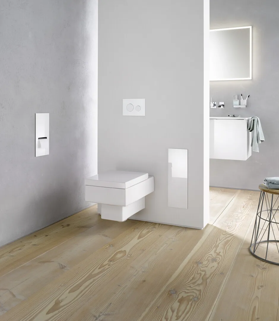 emco Toilettenbürstengarnitur-Modul „asis module 2.0“ 17 × 49,7 × 15,62 cm in optiwhite emco Toilettenbürstengarnitur-Modul „asis module 2.0“ 17 × 49,7 × 15,62 cm in optiwhite