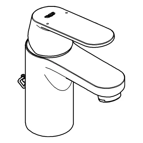 Grohe Eurosmart Cosmopolitan Einhand-Waschtischbatterie, S-Size, Einlochmontage, chrom Grohe Eurosmart Cosmopolitan Einhand-Waschtischbatterie, S-Size, Einlochmontage, chrom