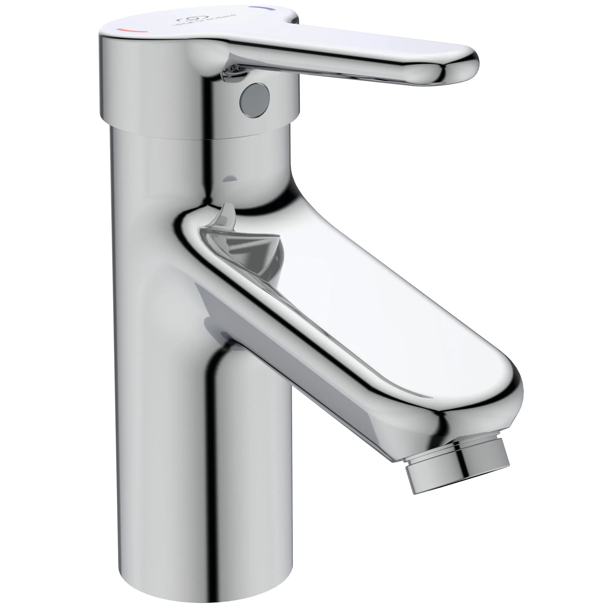 Waschtischarmatur Ceraplus Niederdruck mit Ablaufgarnitur Ausladung 112mm Chrom Waschtischarmatur Ceraplus Niederdruck mit Ablaufgarnitur Ausladung 112mm Chrom