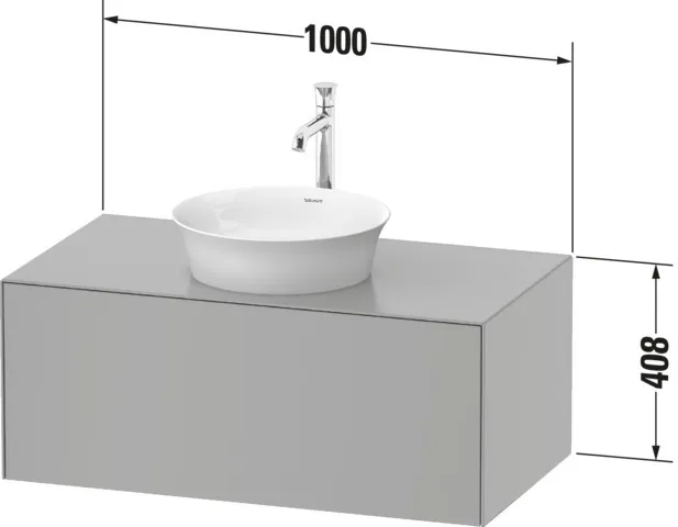 Duravit Waschtischunterschrank „White Tulip“ in, mit Beleuchtung Duravit Waschtischunterschrank „White Tulip“ in, mit Beleuchtung