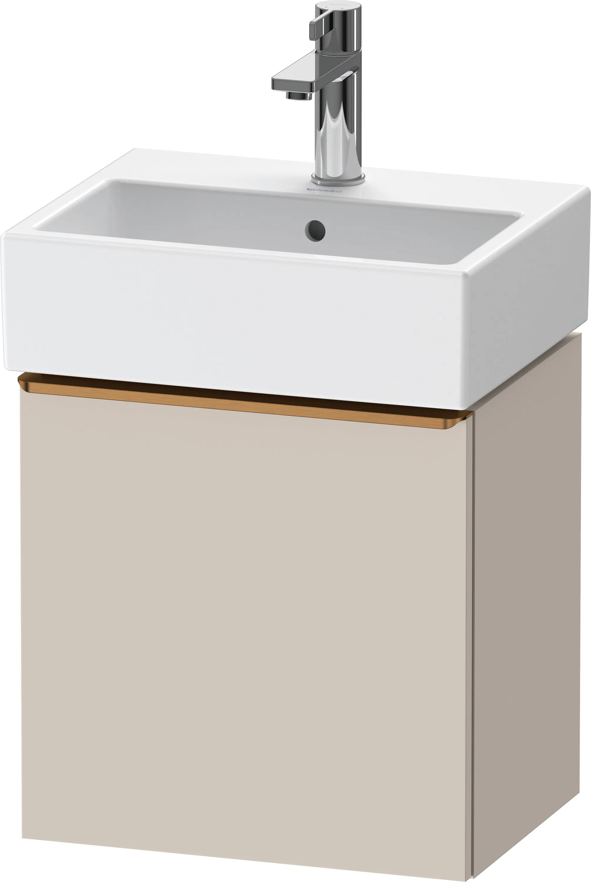 Duravit Waschtischunterschrank wandhängend „D-Neo“ 43,4 × 44 × 32,2 cm Taupe Matt