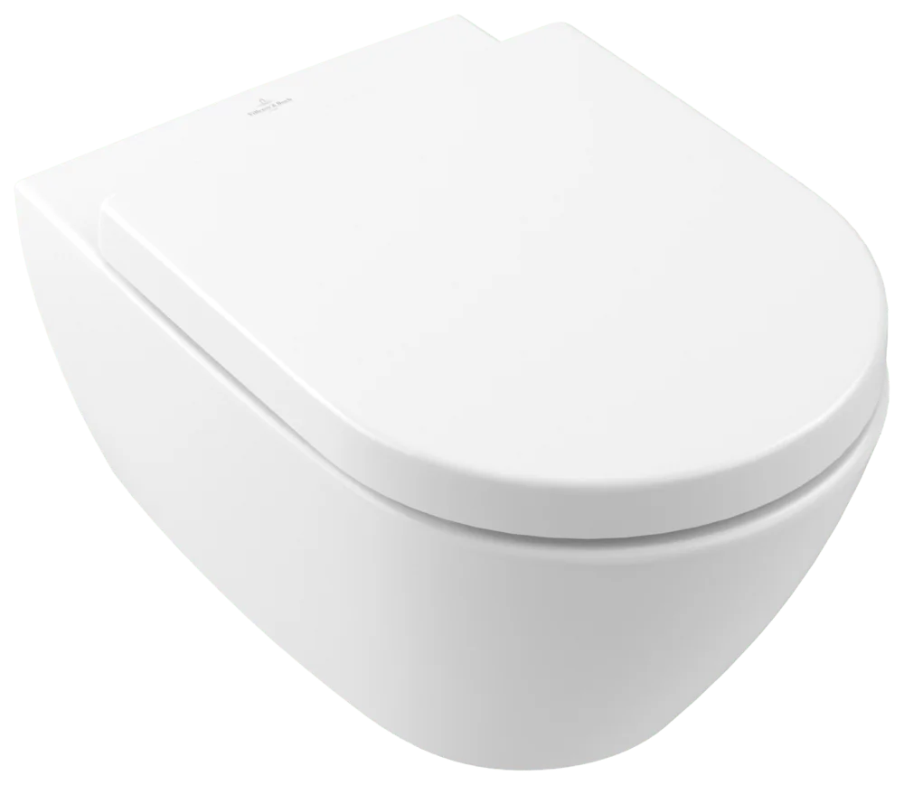 Villeroy & Boch Subway 2.0 Tiefspül-WC wandhängend, Oval, Stone White CeramicPlus Villeroy & Boch Subway 2.0 Tiefspül-WC wandhängend, Oval, Stone White CeramicPlus