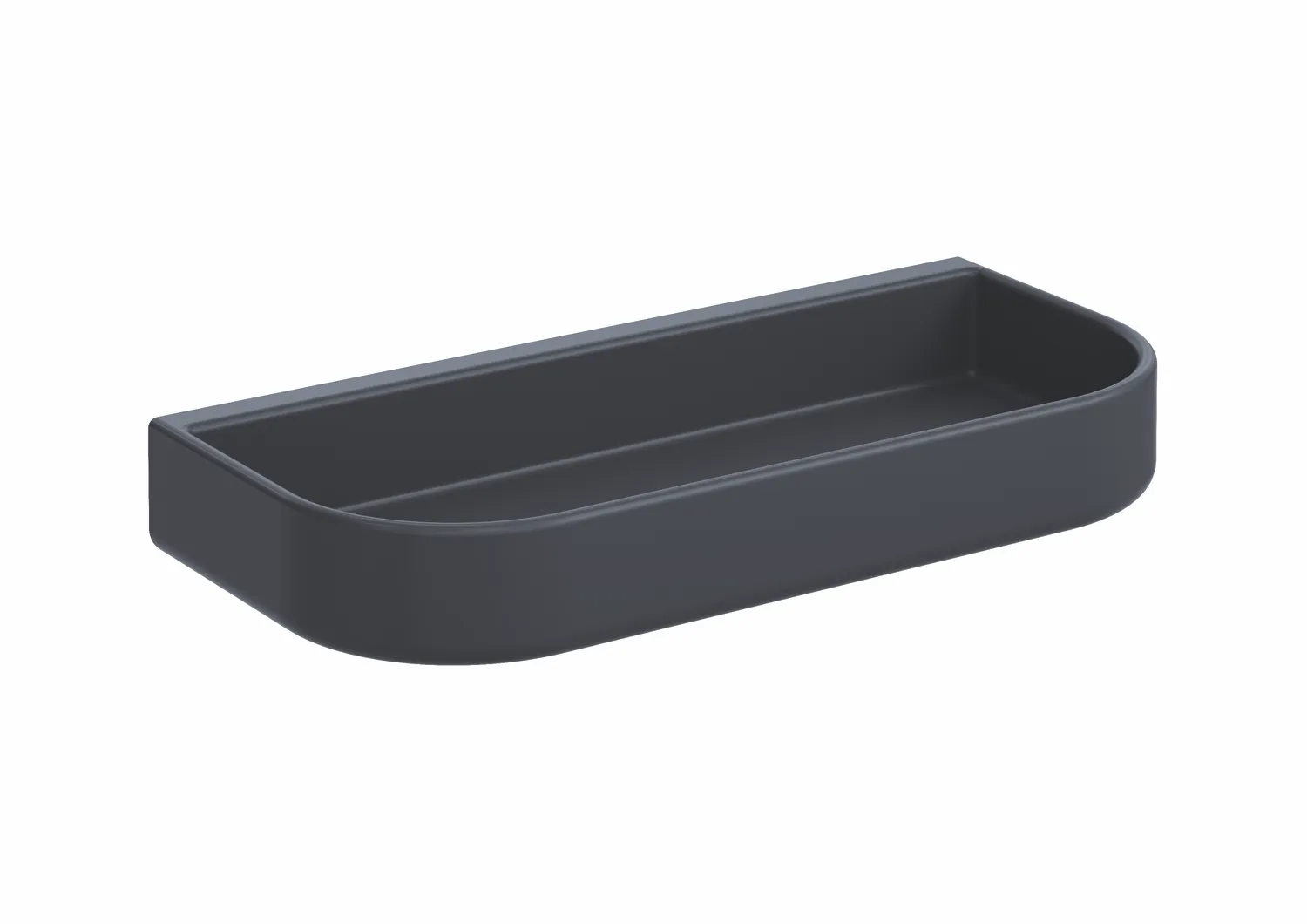 Ablageschale der Serie 477, Polyamid, matt, Montage an der Wand mit Wandhalter, 250 mm breit, 35 mm hoch, 115 mm tief, in Farbe 99 (Reinweiß) Ablageschale der Serie 477, Polyamid, matt, Montage an der Wand mit Wandhalter, 250 mm breit, 35 mm hoch, 115 mm tief, in Farbe 99 (Reinweiß)