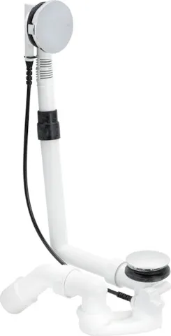 Viega Ab- und Überlaufgarnitur Modell 6162.45 „Multiplex“ für Standardwannen (Ablauf am Fußende) Viega Ab- und Überlaufgarnitur Modell 6162.45 „Multiplex“ für Standardwannen (Ablauf am Fußende)