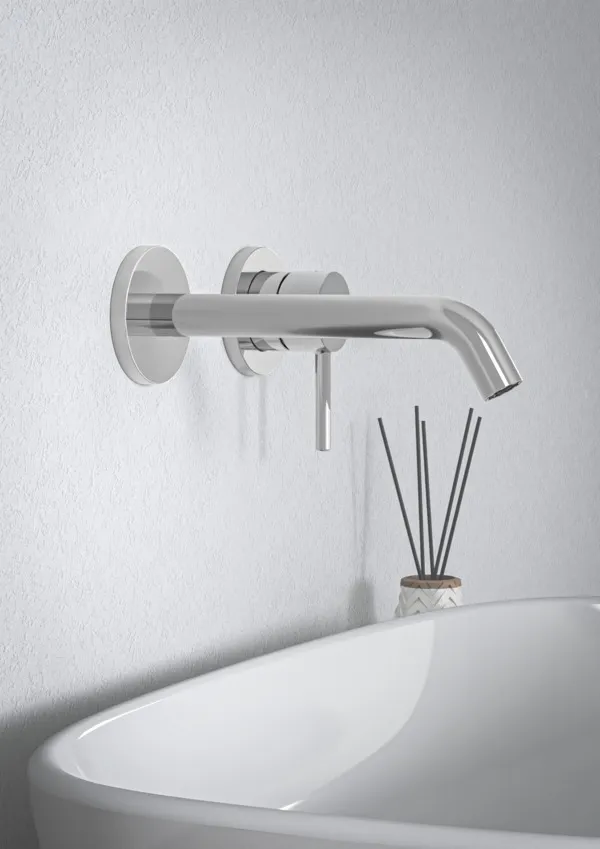 Wand-Waschtischarmatur Ceraline Nuovo Ausladung 180mm Chrom Wand-Waschtischarmatur Ceraline Nuovo Ausladung 180mm Chrom