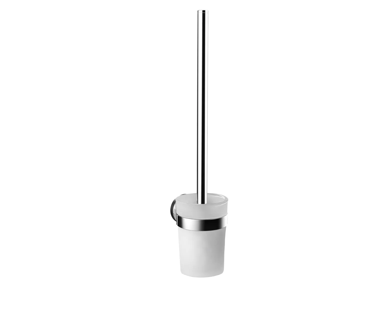 round Bürstengarnitur Kristallglas mattiert, chrom round Bürstengarnitur Kristallglas mattiert, chrom
