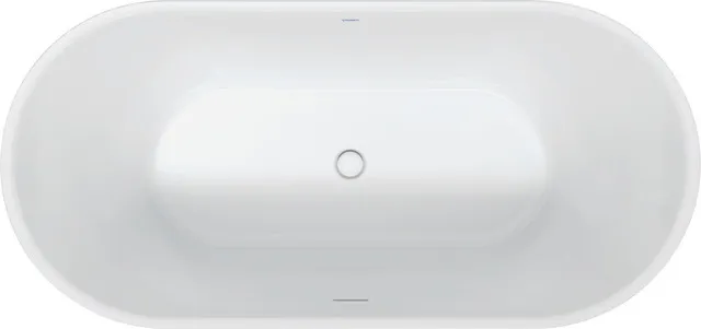 Duravit Badewanne „DuraSenja“ freistehend oval 1500 × 750 mm in Weiß Duravit Badewanne „DuraSenja“ freistehend oval 1500 × 750 mm in Weiß