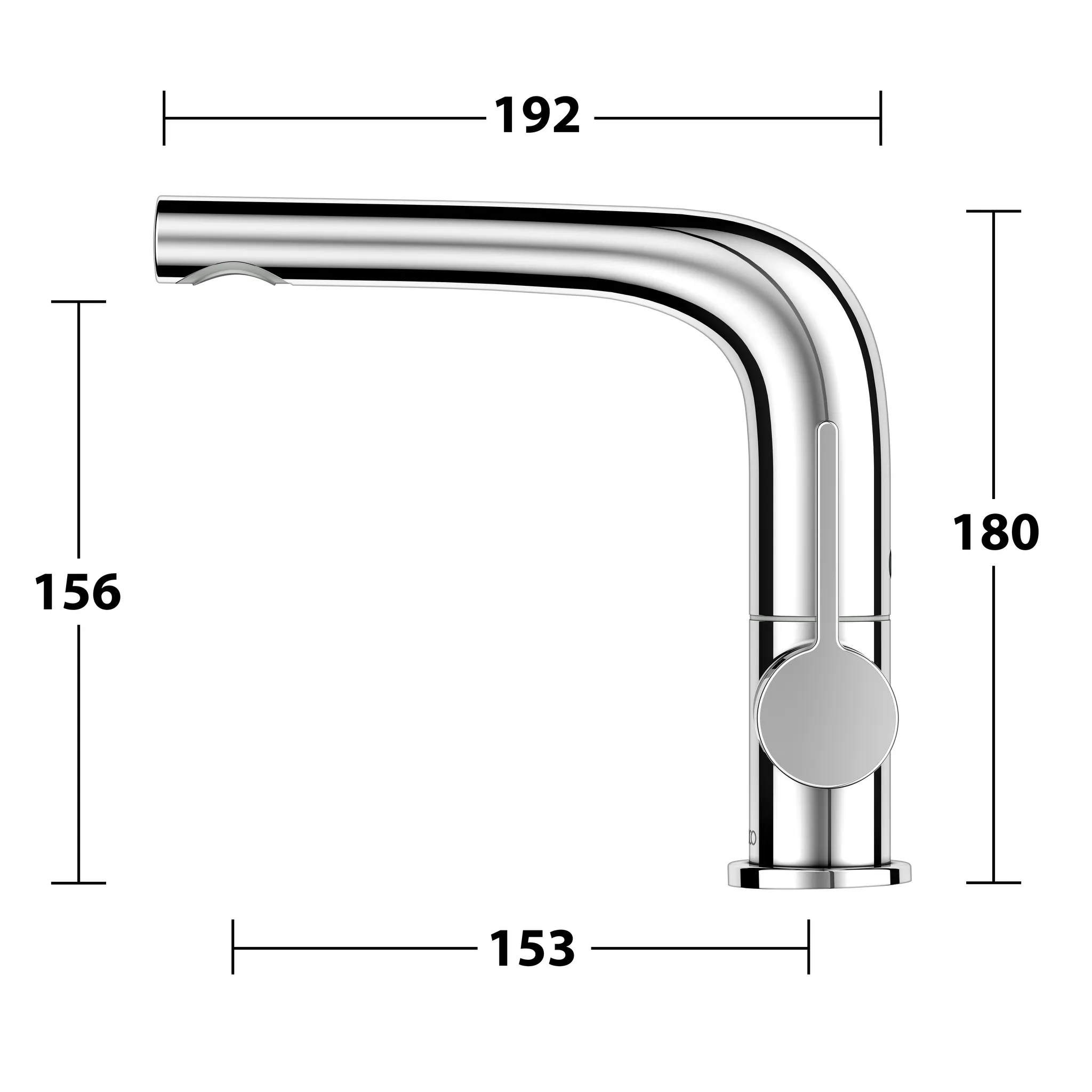 Edition 400 51505010100 Einhebel-Waschtischmischer 150 ohne Zugstangen-Ablaufgarnitur schwenkbar verchromt