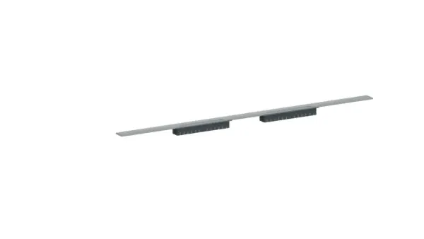 Duschrinne CeraFloor Select Duo Edelstahl matt, 1500 mm
