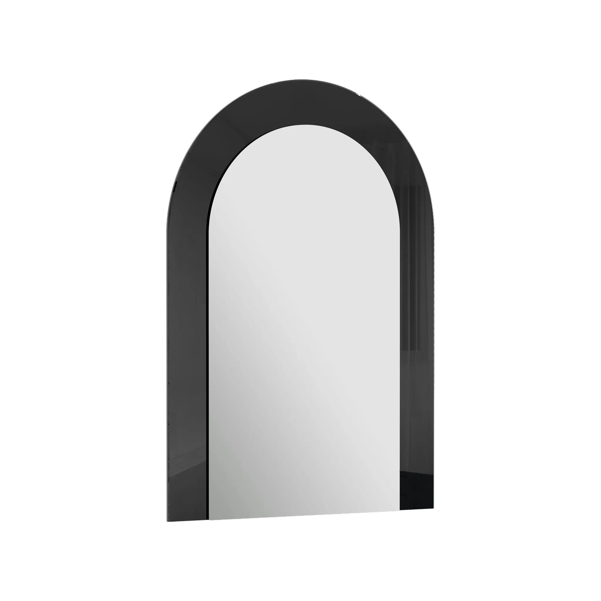 Liquid Wandspiegel flach 57 x 80 cm Rahmen Schwarz Matt Liquid Wandspiegel flach 57 x 80 cm Rahmen Schwarz Matt