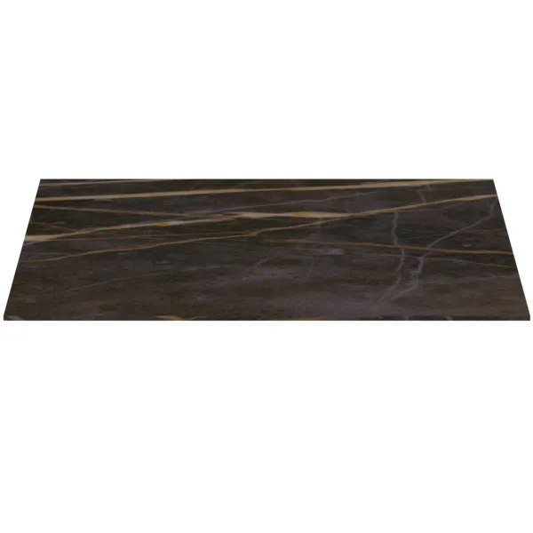 Waschtischplatte Conca, aus Keramik, 602x505x6mm, Marmor Noir Desir Waschtischplatte Conca, aus Keramik, 602x505x6mm, Marmor Noir Desir