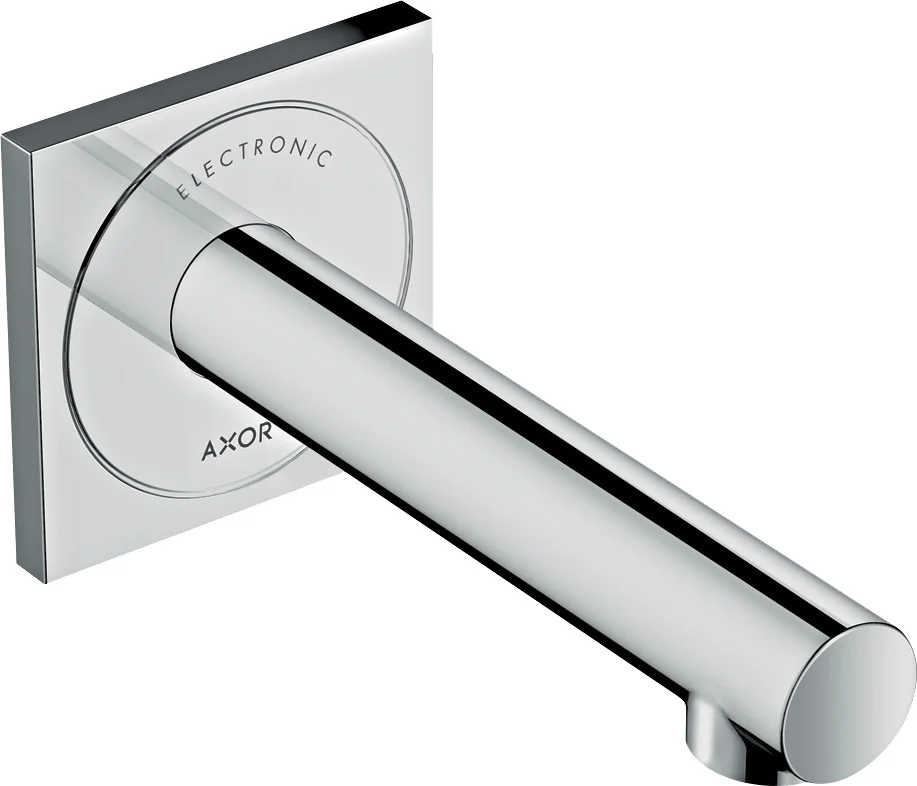 Hansgrohe AXOR Uno Elektronik-Waschtischmischer Unterputz, Chrom, Ausladung 161 mm, Laminarstrahl, max. Durchfluss 5 l/min Hansgrohe AXOR Uno Elektronik-Waschtischmischer Unterputz, Chrom, Ausladung 161 mm, Laminarstrahl, max. Durchfluss 5 l/min