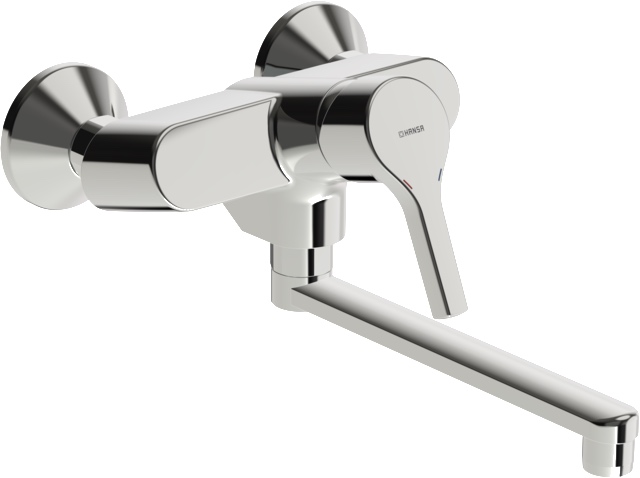 HansaPALENO Einhebelmischer Waschtisch- und Küchenarmatur Chrom 284 mm DN15 HansaPALENO Einhebelmischer Waschtisch- und Küchenarmatur Chrom 284 mm DN15