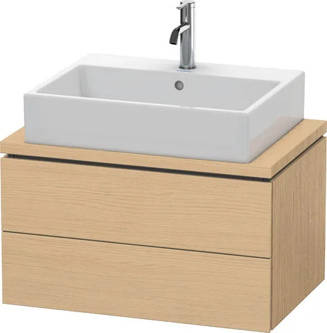 Duravit Waschtischunterschrank wandhängend „L-Cube“ 72 × 40 × 47,7 cm Eiche Natur Duravit Waschtischunterschrank wandhängend „L-Cube“ 72 × 40 × 47,7 cm Eiche Natur