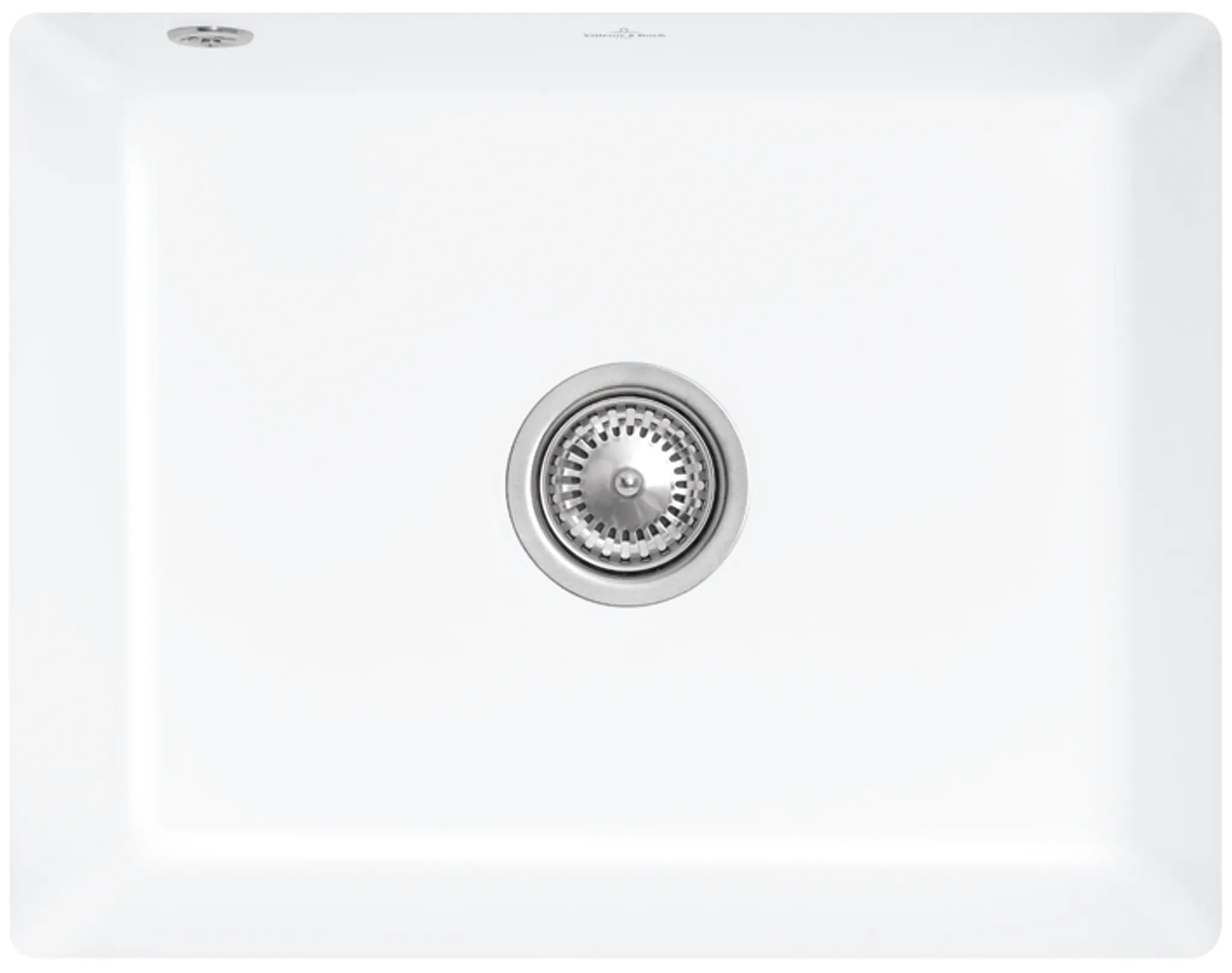 Villeroy & Boch Unterbau-Küchenspülbecken „Subway“ 60 SU 545 × 440 × 213 mm, für Becken mittig in Pure Black