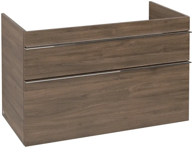 Villeroy & Boch Waschtischunterschrank „Venticello“ für Schrankwaschtisch 953 × 590 × 502 mm Arizona Oak, für Becken links