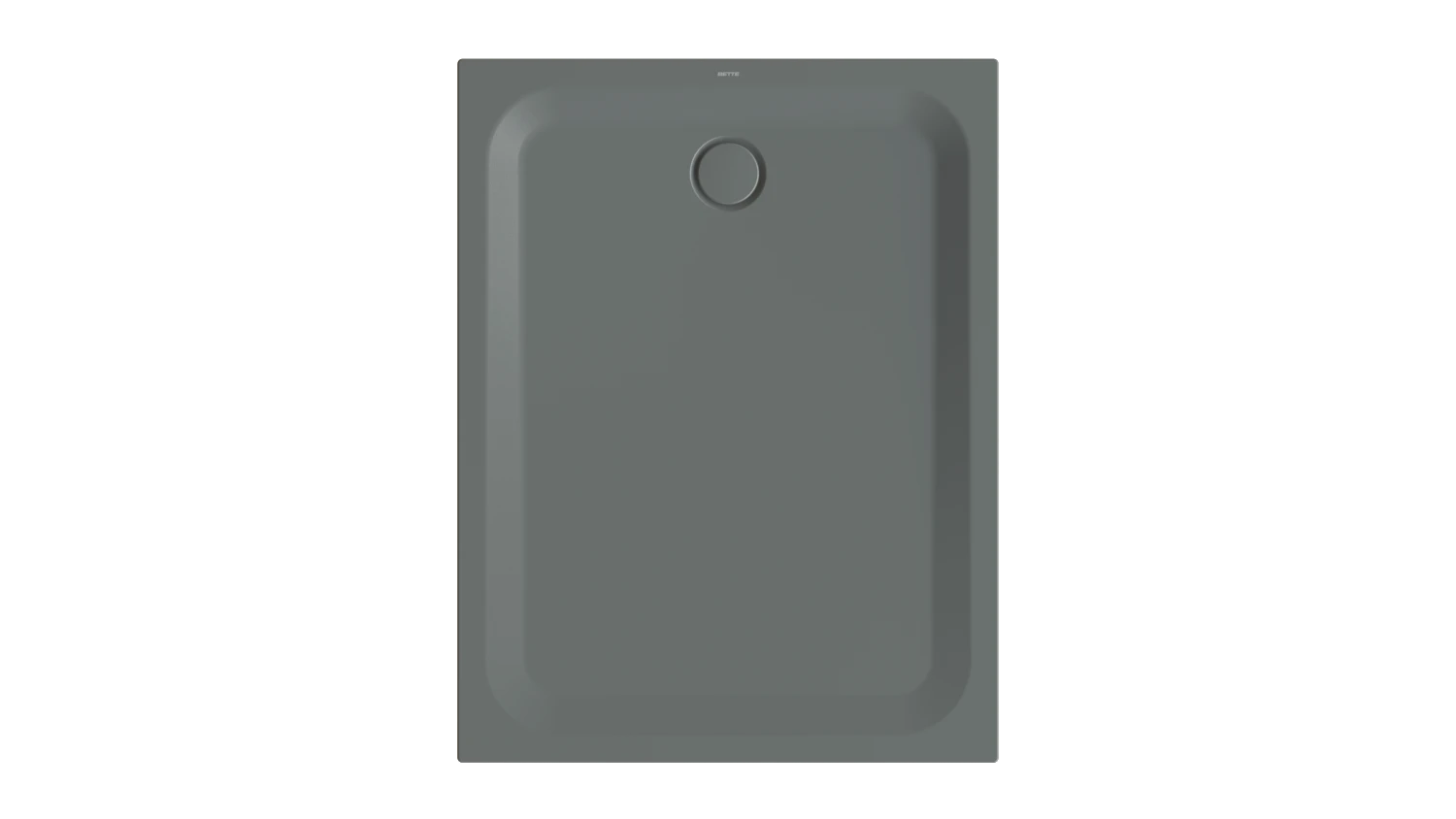 Bette rechteck Duschwanne „BetteUltra“ 1300 × 1000 mm ohne Oberflächenbeschichtung, ohne Oberflächenveredelung, ohne Wannenträger, in Smoke