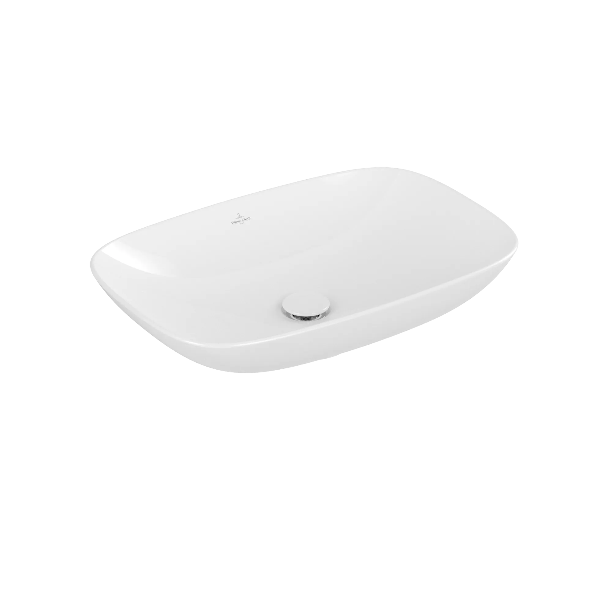 Villeroy & Boch Aufsatzwaschtisch aus TitanCeram „Loop & Friends“ 620 × 420 × 150 mm, ohne Hahnlochbohrung in Weiß Alpin Farbe: Weiß Alpin / Größe: 62 × 42 cm / Oberflächenveredelung: ohne Oberflächenveredelung / Überlauf: ohne Überlauf Villeroy & Boch Aufsatzwaschtisch aus TitanCeram „Loop & Friends“ 620 × 420 × 150 mm, ohne Hahnlochbohrung in Weiß Alpin Farbe: Weiß Alpin / Größe: 62 × 42 cm / Oberflächenveredelung: ohne Oberflächenveredelung / Überlauf: ohne Überlauf