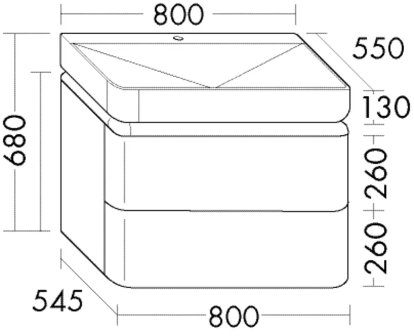 burgbad Badmöbelset „b:me“ 84 × 72 cm in RAL-Farbe Solid Matt burgbad Badmöbelset „b:me“ 84 × 72 cm in RAL-Farbe Solid Matt