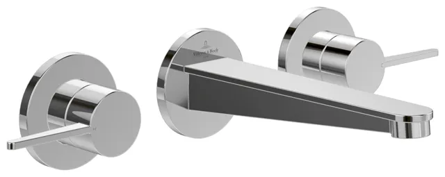 Zweihand-Unterputz-Armatur „Conum“ 18,9 cm Ausladung 205 mm in Chrom