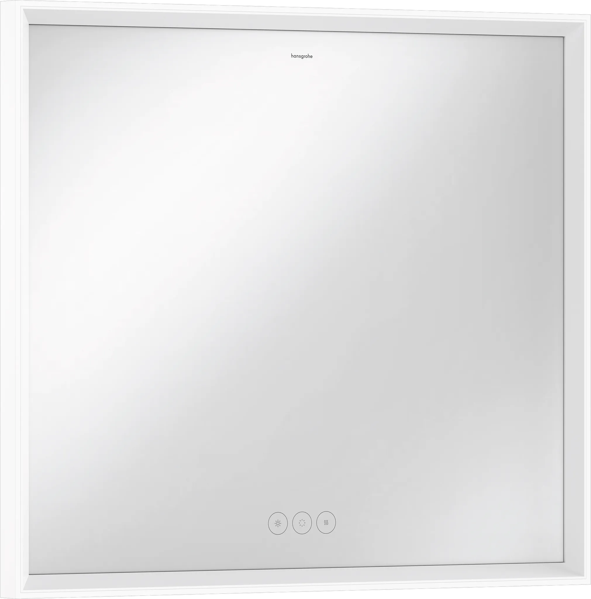 Hansgrohe Xarita E Spiegel mit LED-Beleuchtung, 800⁄700⁄50, Mattweiß Hansgrohe Xarita E Spiegel mit LED-Beleuchtung, 800⁄700⁄50, Mattweiß