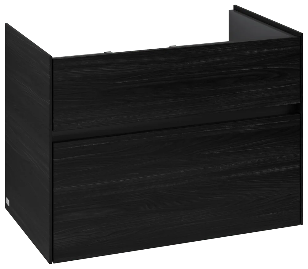 Villeroy & Boch Waschbeckenunterschrank Collaro C01000, 754 x 546 x 444 mm, Black Oak, mit SoftClosing und integrierten Aluminiumgriffen Villeroy & Boch Waschbeckenunterschrank Collaro C01000, 754 x 546 x 444 mm, Black Oak, mit SoftClosing und integrierten Aluminiumgriffen