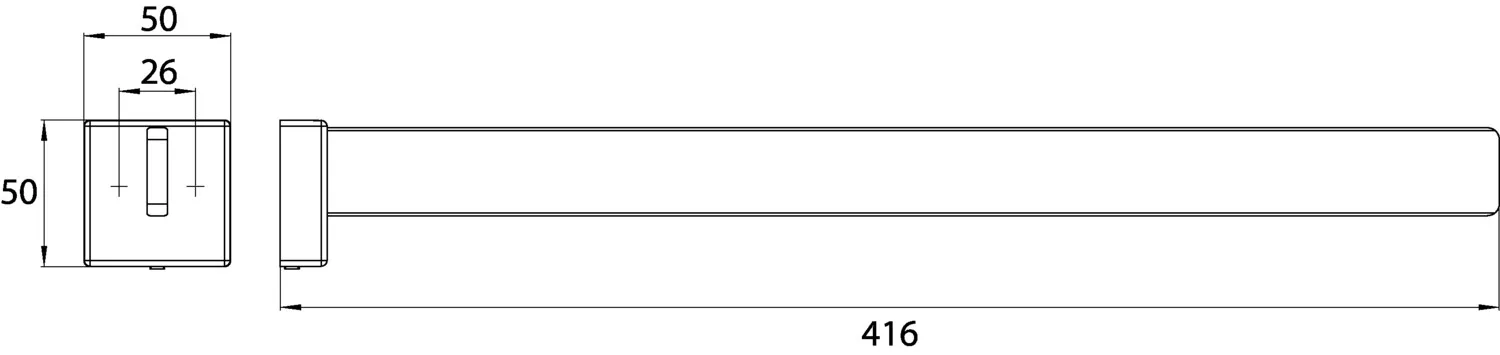 emco Handtuchhalter „cue“ in chrom emco Handtuchhalter „cue“ in chrom
