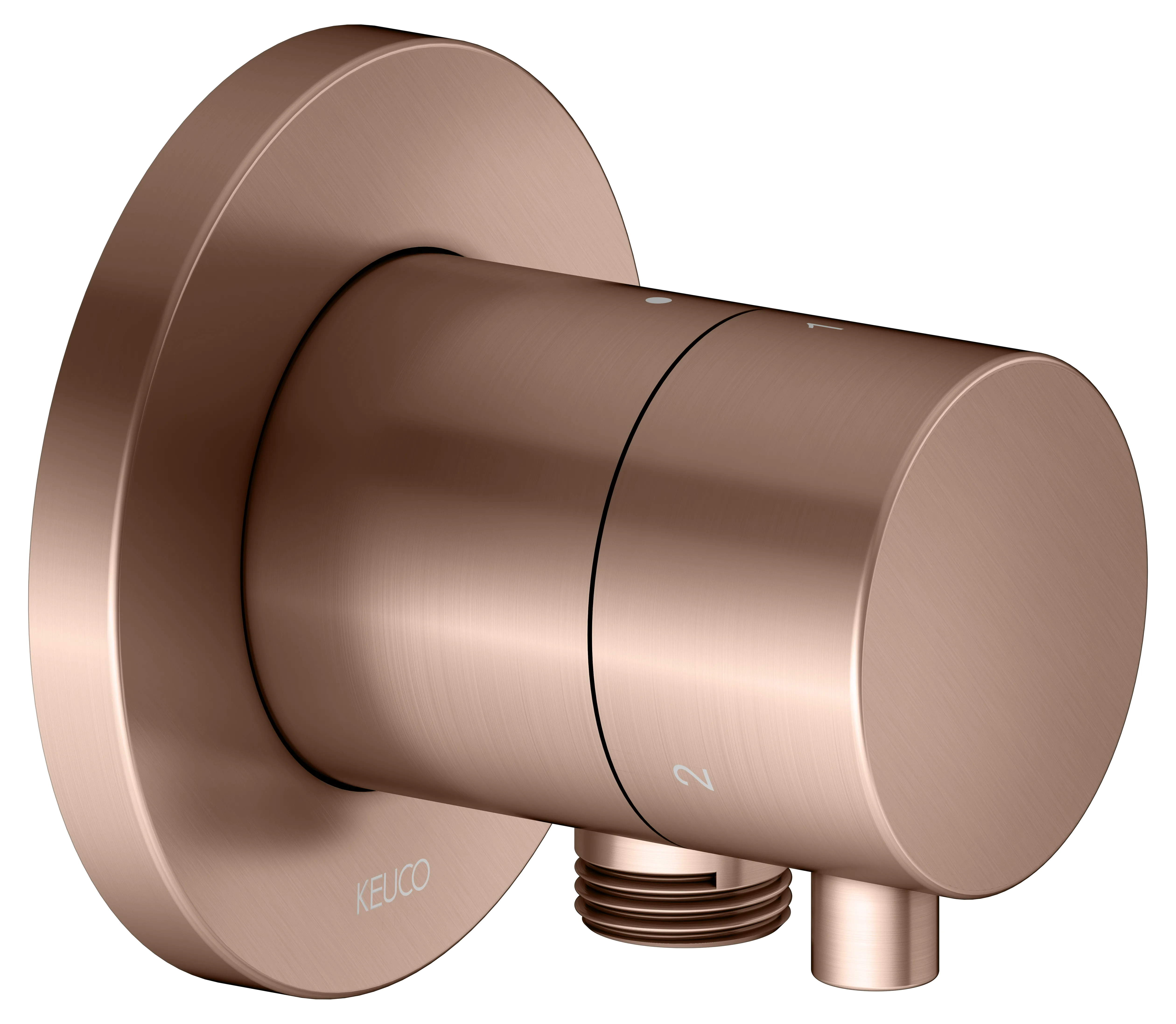 IXMO 3-Wege Umstellventil UP DN15 IXMO Comfort, rund Rotgold geb. IXMO 3-Wege Umstellventil UP DN15 IXMO Comfort, rund Rotgold geb.