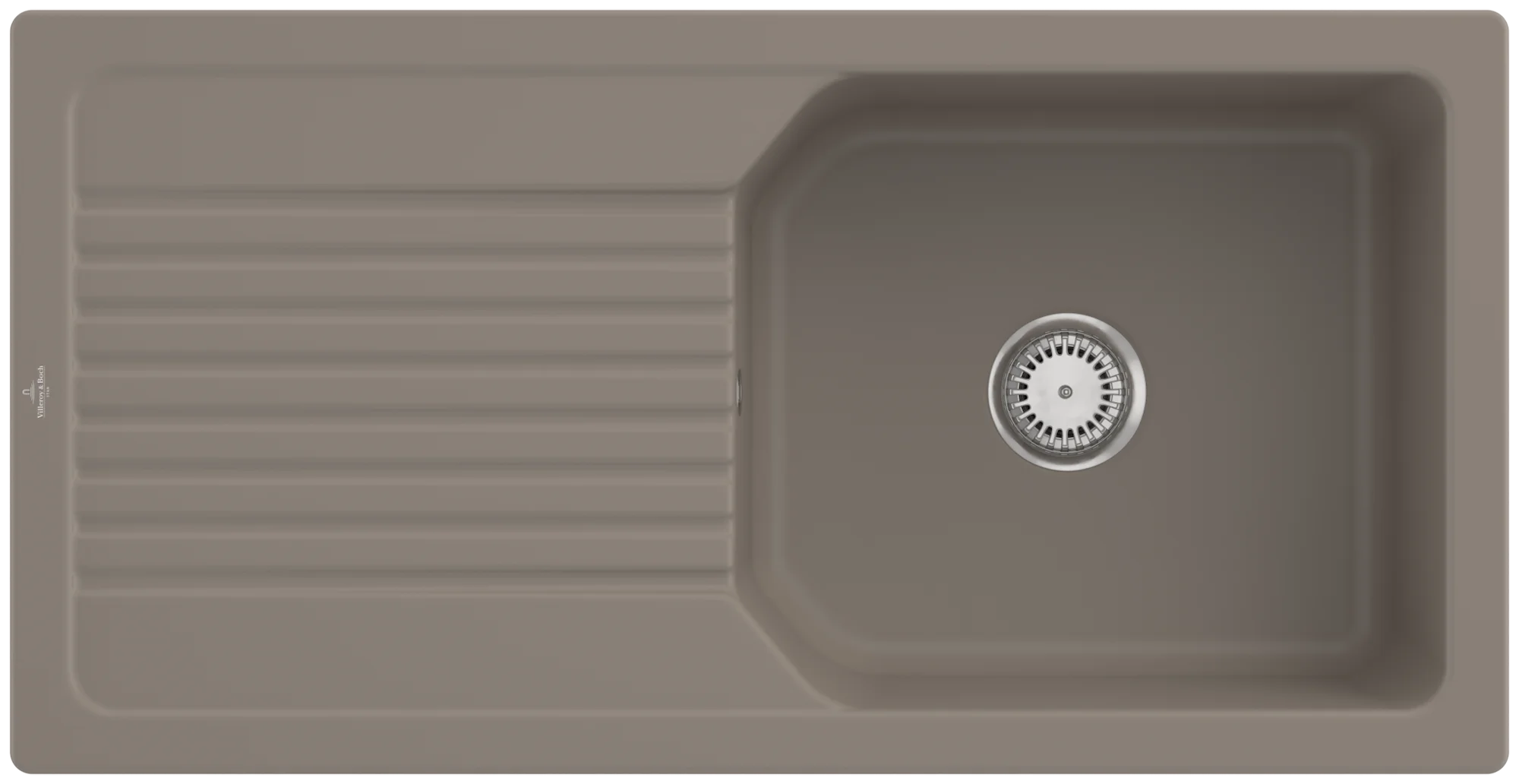Villeroy & Boch Linara 60 Einbauspüle 338602, 1000x510mm, TitanCeram, Timber CeramicPlus