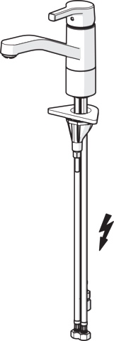 Hansa Einhand-Küchenarmatur Niederdruck „Paleno“ Ausladung 215 mm in chrom Hansa Einhand-Küchenarmatur Niederdruck „Paleno“ Ausladung 215 mm in chrom