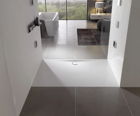 Bette quadrat Duschwanne „BetteFloor Side“ 120 × 120 cm in Ägäis Bette quadrat Duschwanne „BetteFloor Side“ 120 × 120 cm in Ägäis