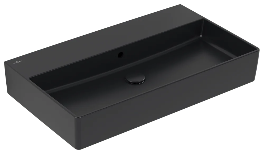 Villeroy & Boch Memento 2.0 Waschbecken TitanCeram Pure Black CeramicPlus 800x470mm