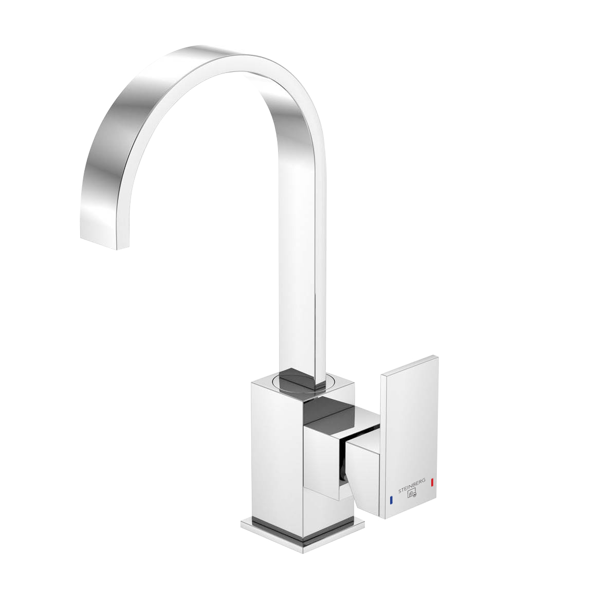 Serie 135 Waschtisch-Einhebelmischbatterie, schwenkbarer Auslauf mit Ablaufgarnitur, Ausladung: 15 cm Serie 135 Waschtisch-Einhebelmischbatterie, schwenkbarer Auslauf mit Ablaufgarnitur, Ausladung: 15 cm