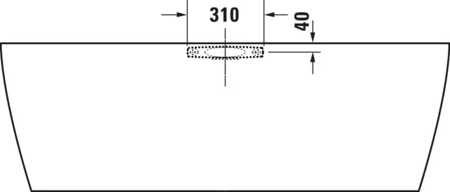 Duravit Badewannengriff 792804 31,1 cm in chrom Duravit Badewannengriff 792804 31,1 cm in chrom