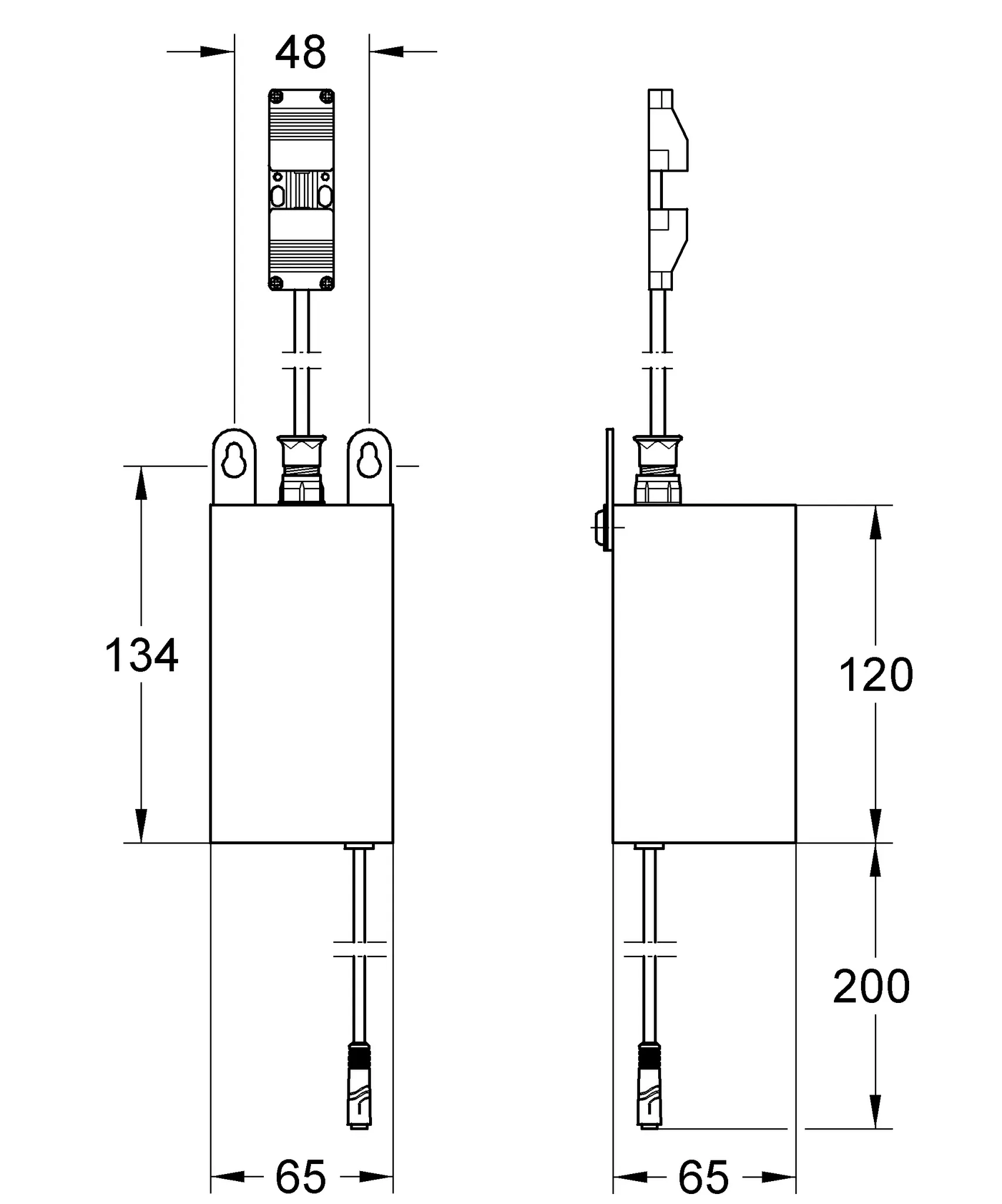 Netzteil 36154, zum Anschluss für einen Pulsomat Surf, externe Montage Netzteil 36154, zum Anschluss für einen Pulsomat Surf, externe Montage