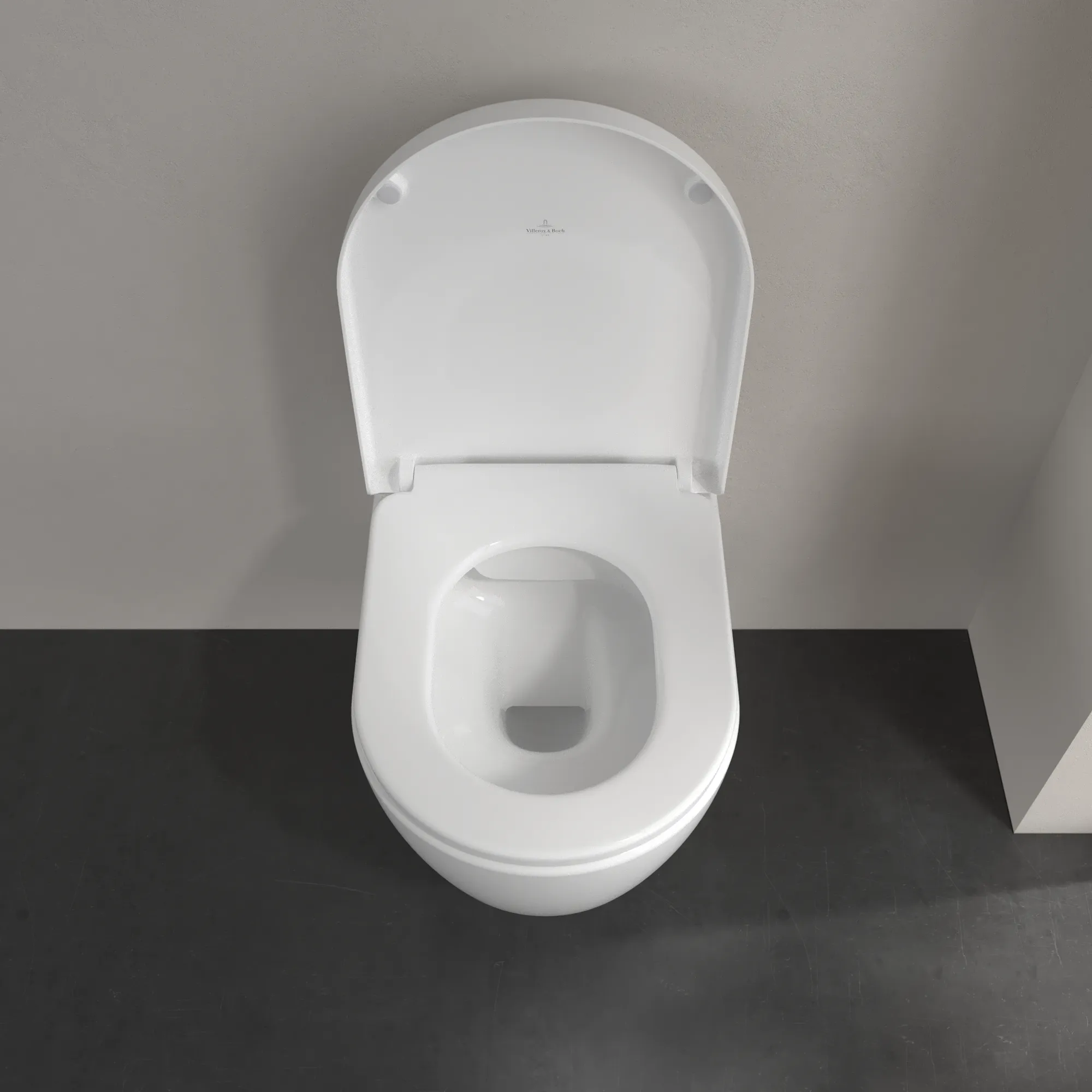 Wand-Tiefspül-WC Combi-Pack DirectFlush „Avento“ 37 × 31,5 cm mit CeramicPlus, ohne Spülrand