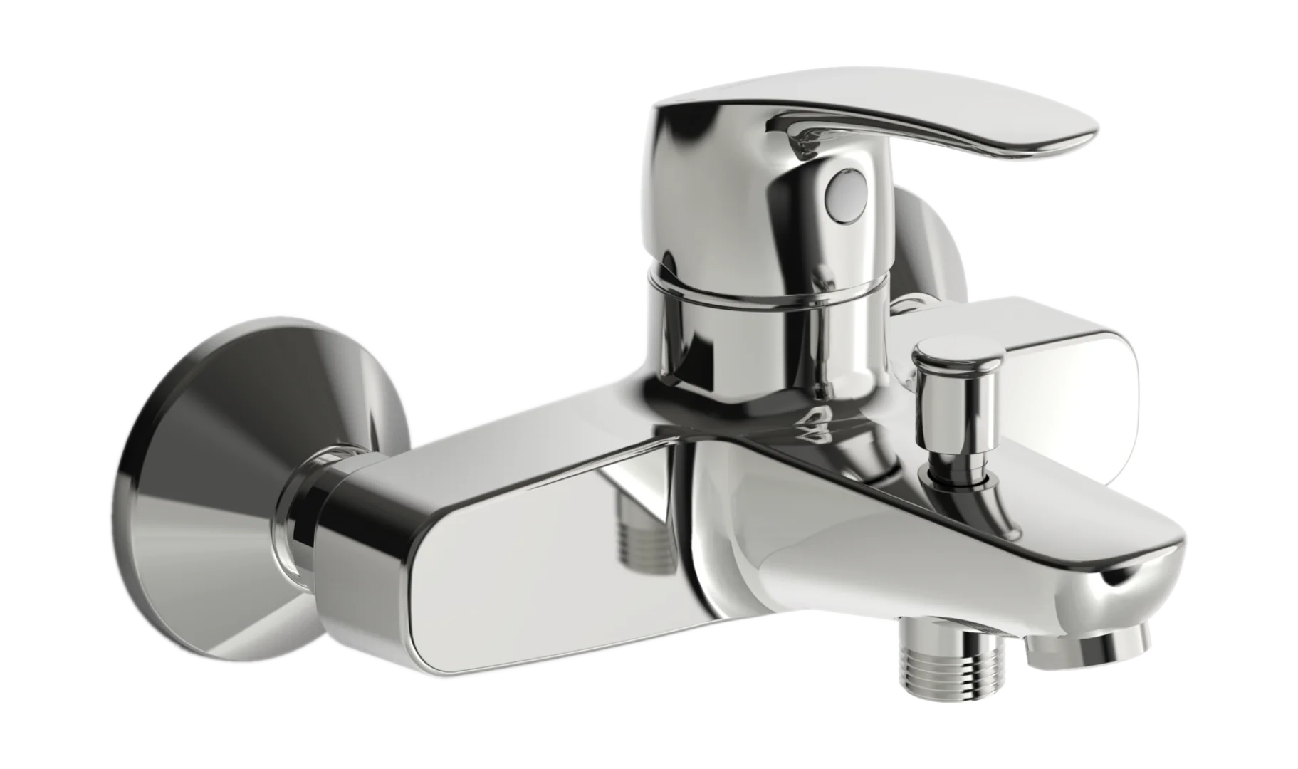 HansaPINTO Wannen- und Brausearmatur HansaPINTO 4511 Ausladung 166 mm DN15 Chrom HansaPINTO Wannen- und Brausearmatur HansaPINTO 4511 Ausladung 166 mm DN15 Chrom