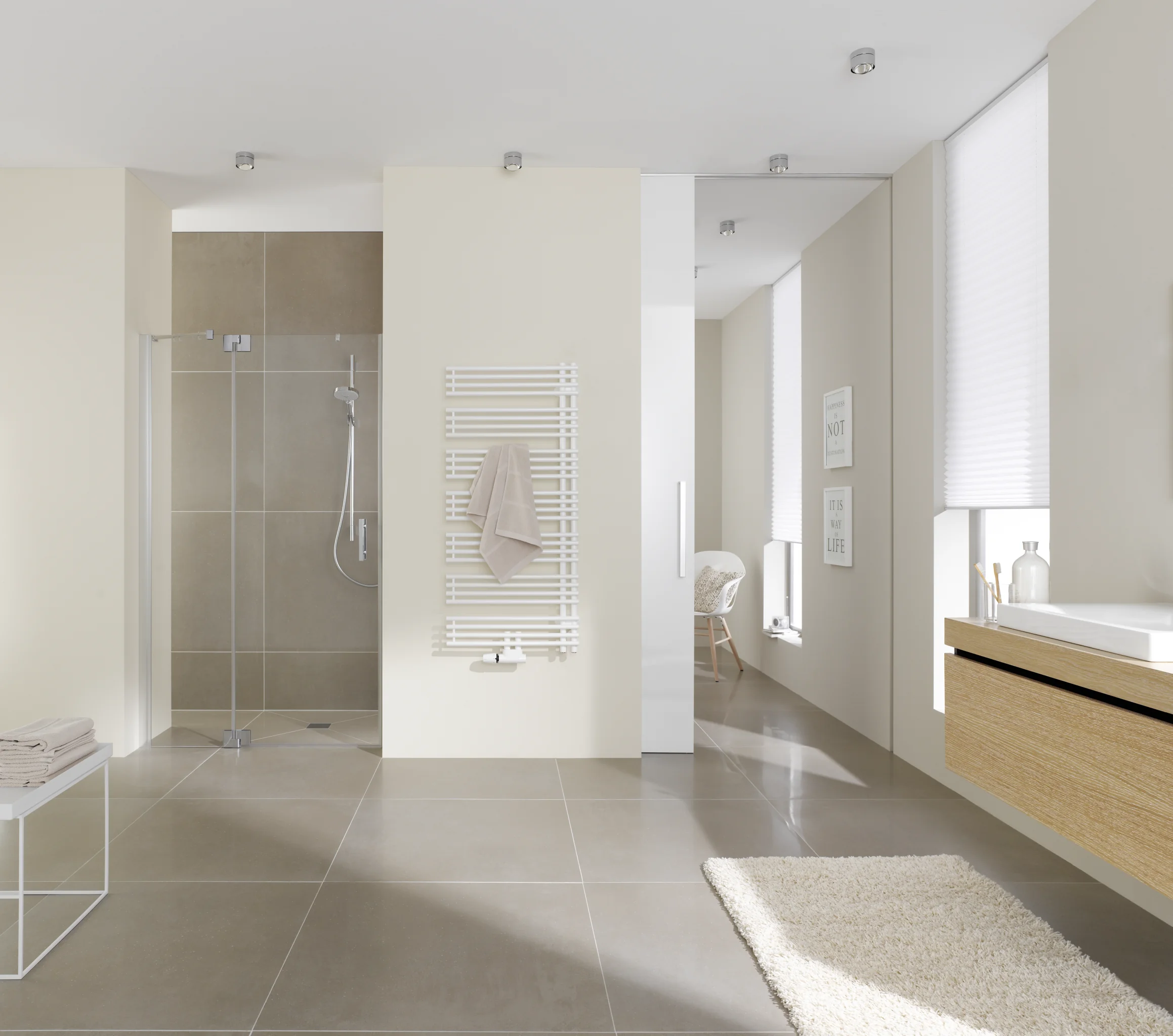 Kermi Design-Heizkörper „Diveo®“ 60 × 132 cm in Graphit Metallic Kermi Design-Heizkörper „Diveo®“ 60 × 132 cm in Graphit Metallic