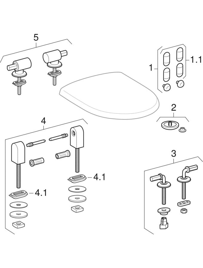 Geberit WC-Sitz ehemals Keramag „Felino“ in weiß alpin Geberit WC-Sitz ehemals Keramag „Felino“ in weiß alpin