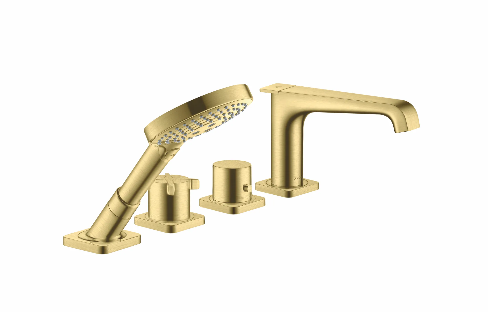 Hansgrohe AXOR Citterio E Mischer mit Thermostat, Brushed Brass Hansgrohe AXOR Citterio E Mischer mit Thermostat, Brushed Brass