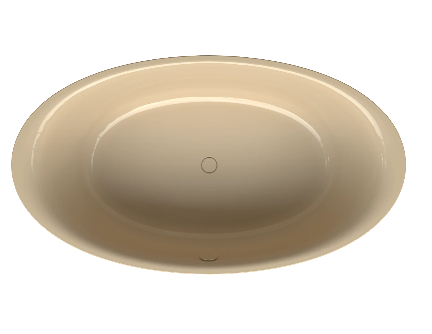 Bette Badewanne „BetteEve Oval“ oval 180 × 100 cm in Bahamabeige