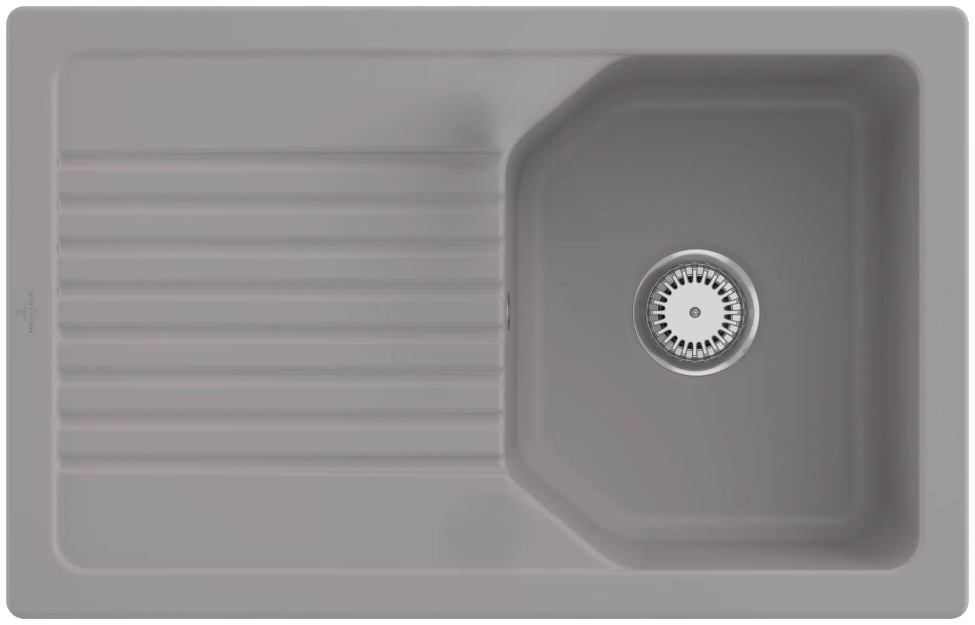 Villeroy & Boch Linara 45 Flat 33841F, flächenbündige Spüle, 780 x 490 mm