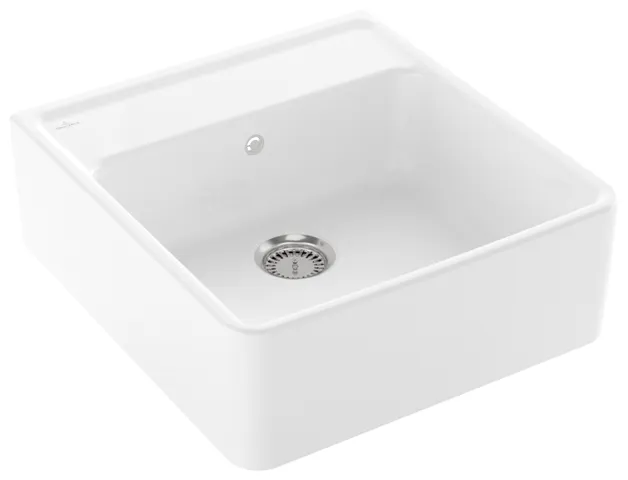 Villeroy & Boch Küchenspülbecken „Spülstein“ 595 × 630 × 220 mm in Weiß Alpin